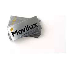 Etiqueta Moveis Planejado Aço Inox Etiqueta Metal 500 Unid