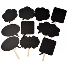 Photo Booth Props Kit, Writable Black Paper Card Board ...