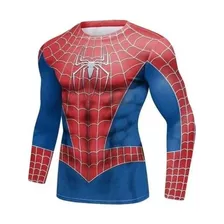 Playera Camisa Spider Man Hombre Araña Avenger Cosplay Licra