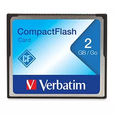 Tarjeta De Memoria Verbatim Compactflash De 2gb.