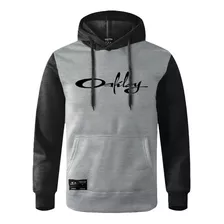 Moletom Masculino Oakley Assinatura Casaco De Frio Com Capuz