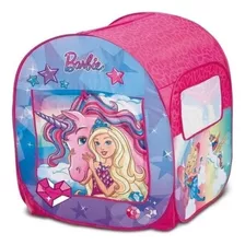 Barbie Barraca Cabaninha Infantil Menina Rosa 