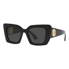 Burberry Daisy Be Gafas De Sol Cuadradas De Plástico Negro L