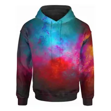 Sudadera Deportiva Sublimada Full Print Galaxia Nebulosa