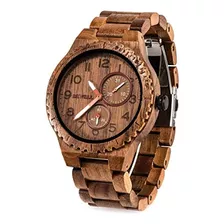 Bewell Reloj De Madera Para Hombre Reloj De Pulsera De Mader