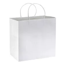 Bolsa De Papel 120g/m2, 25x30x17 Cm, 60 Unds