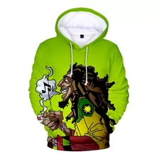 Moletom Com Capuz 3d Bob Marley Masculino Masculino Feminino