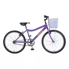 Bicicleta Kova Andes Rodado 24 Niña C/ Canasto