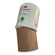 Fita Micropore 3m-50mm X 10m Bege Hipoalergênica - 2un.