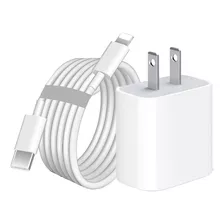 Cargador 20w Cable 1m Para iPad iPhone 6 7 8 X 11 12 13 14