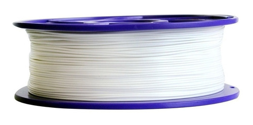 Filamento 3d Pla Makerparts De 1.75mm Y 1kg Blanco