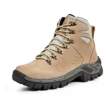 Bota Coturno Adventure Premium Cano Alto Couro Nobuck X5