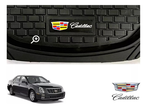 Tapetes 4pz Bandeja 3d Logo Cadillac Sts 2008 2009 2010 2011 Foto 7