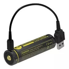 Nitecore 18650 Recargable 3500mah 3,6v Con Puerto Micro Usb