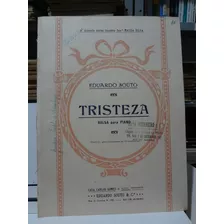 Partitura Piano Tristeza Valsa - Eduardo Souto - 1921