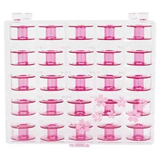 Bobinas Para Máquina De Coser Flor De Cerezo Rosa 25 C...