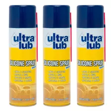 Silicone Liquido Lubrificantes Uso Geral Carro 300ml Kit 3