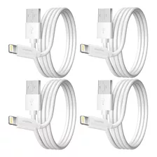 Cable De Carga Para iPhone (paquete De 4), Cable Lightning D