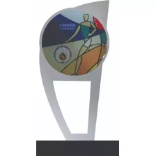 70 Troféu Em Acrílico Personalizado + 30 Medalhas