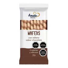 Waffers Amada Masa De Chocolate 160gr (3 Unidad)-super