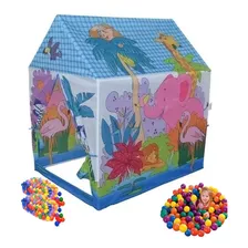 Carpa Casita Plegable Juego Para Niños Pelotero +100 Pelotas