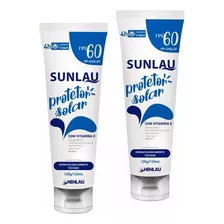 2x Protetor Solar Fps60 120g Uva/uvb S/óleo Pele Proteção 