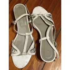 Sandalias De Cuero Micheluzzi Talle 40