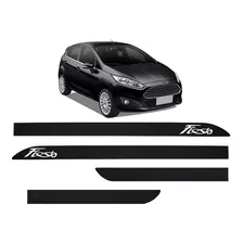 Jogo Friso Lateral Ford New Fiesta Preto Bristol 2015/2016