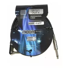 Cable De Guitarra / Bajo 6 Metros Moon Ce6pp