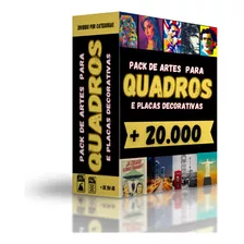 Pack De Artes E Imagens Para Quadros + Bônus