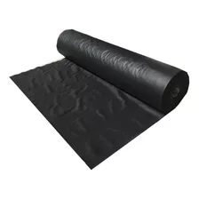 Tela Lona Pp Gruesa Negro Ancho 160cm X 10 Metros Lineales