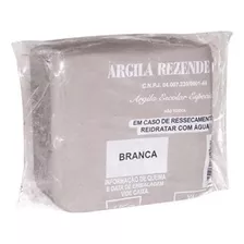 Argila Branca Para Modelagem Com 1 Kg Cor Branco