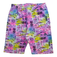 Kit 10 Shorts Criança Menina Infantil Estampado Atacado