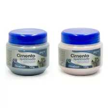 Kit 2 Massa Pronta Efeito Cimento Queimado - Gliart 160gr