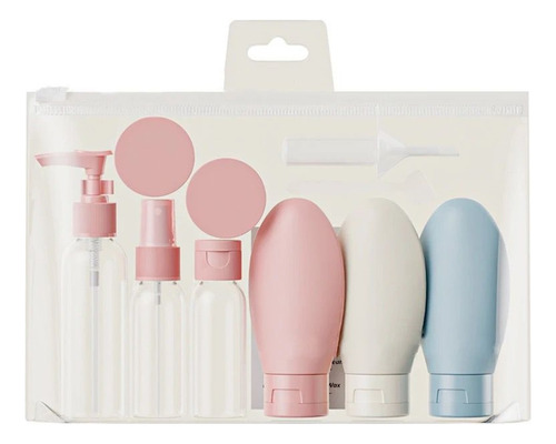 Set Juego De Botellas Viaje Cosmetica Spray X11