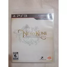 Nino Kuni Wrath Of The White With Ps3 Impecable De Colección