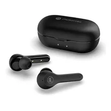 Audífonos In-ear Inalámbricos Motorola Motobuds 085 Negro Con Luz Led