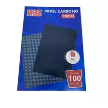 Papel Carbono Preto A4 Kz0826 Kaz