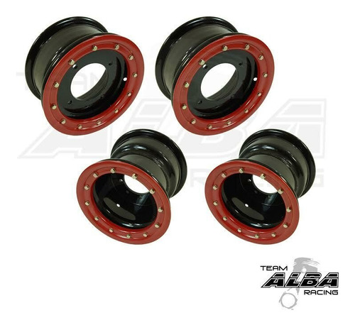 Rines Juego Honda Trx 450r 400ex 300ex Beadlock 10x5 9x8 Foto 9