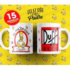 Plantillas Tazas Simpson Día Del Padre Foto Sublimar #10