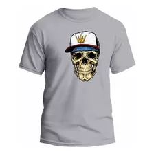Camisa Camiseta Estilosa Caveira Rei Skull Fullness 
