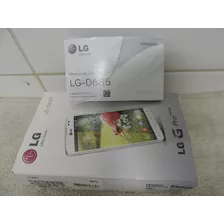 Caixa Celular LG G Pro D685 Vazia Com Manual - Usada