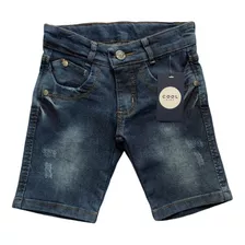 Bermuda Masculina Jeans Infantil Menino Tamanho 4 6 8 Anos