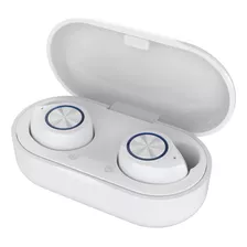 Auricular Bluetooth Inalambricos Blanco Gym Sport Stereo 