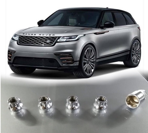 Birlos De Seguridad Range Rover Velar 2017-2021 Acero Solido Foto 2