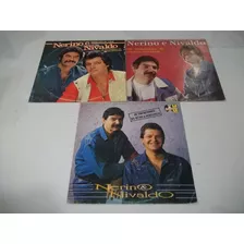 Lote 3 Lps Nerino E Nivaldo Dupla Sertaneja Disco Vinil 