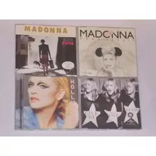 Madonna-combo 4 Cds Single-hollywood/dear Jessie/give Me All