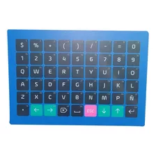 Mica Panel De Teclado Alfanumerico Bascula Kretz Nx Y Lt