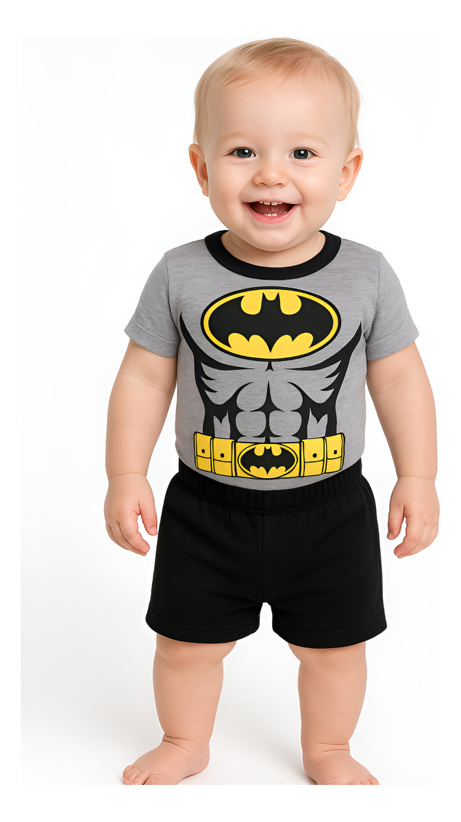 Conjunto Disfraz Bebe Nena Varon Halloween Body Personajes 