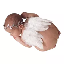 Asa De Anjo /tiara 24x14cm De 0-18 Meses Bebê Newborn Infant